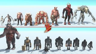 Infernals Vs Mutant Primates  ARBS  Animal Revolt Battle Simulator [upl. by Meece694]