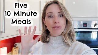 FIVE 10 MINUTE MEALS  QUICK amp EASY MEALS  KERRY WHELPDALE [upl. by Adnical]