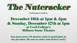 Cecil Dance Theatres 2023 Nutcracker Preshow [upl. by Vivica]