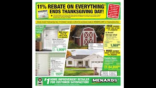 Menards Weekly Ad November 14 – November 27 2024 [upl. by Sherline]