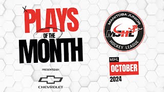 MJHL Plays of the Month  October 2024 [upl. by Bechler808]