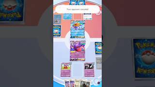 GENGAR ON THE DECK  YOUR OPPONENT CONCEDED  THEY CANT USE SUPPORT CARD ☠️  POKEMON TCG POCKET [upl. by Andros]