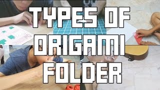 5 Different Types of Origami Folder [upl. by Keraj]