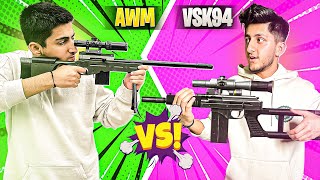 Awm Vs Vsk98 New Sniper As Gaming Vs As Rana Funny Sniper Fight  Garena Free Fire [upl. by Nauqed581]