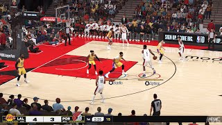 NBA 2K25  Los Angeles Lakers vs Portland Trail Blazers  Gameplay PS5 UHD 4K60FPS [upl. by Berglund]