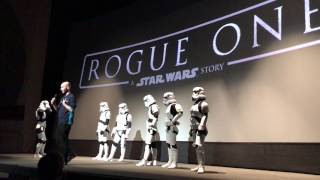 Boogie Storm at the Star Wars Rogue One Premiere [upl. by Nomra]