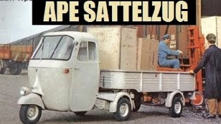 Die Ape Schrauber  Pentaro der Ape Sattelzug [upl. by Aed]