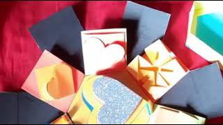 Photo Album Hexagonal Explosion Box DIY Romantic Gifts 💝 [upl. by Ybbob]