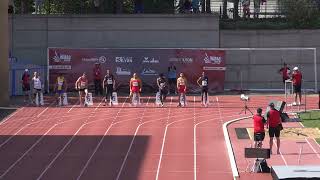 Men 35 100m Final Lyon2015 Masters Athletics Championships [upl. by Maxy989]