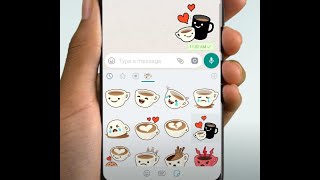 How To Use Stickers  WhatsApp [upl. by Madelaine]