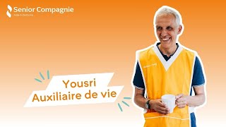 Yousri Auxiliaire de Vie chez Senior Compagnie Nanterre [upl. by Romulus]