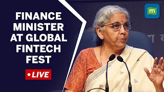 LIVE Finance Minister Nirmala Sitharamans Address At Global Fintech Fest [upl. by Paget916]