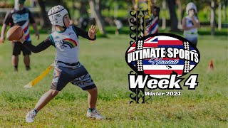 Week 4 Winter 2024  Ultimate Sports Hawaii  quotAlanui I Ka Hookuku”  Flag Football  Oahu Hawaii [upl. by Lennahs146]