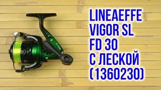 Распаковка Lineaeffe Vigor SL FD 30 с леской 1360230 [upl. by Gayler]