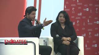 shahrukh khan interview in english  dubai  sharjah  Book Fire  dubai  new movie [upl. by Tini]