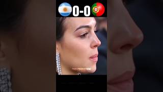 Argentina vs Portugal 😱🤯😱Semi final World Cup 2026 Imaginary football shorts ronaldo [upl. by Ailhad379]