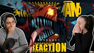 THIS SHOW IS CRAZY Chainsaw Man Episode 1 REACTION  1x1 quotDog amp Chainsawquot [upl. by Jenn583]