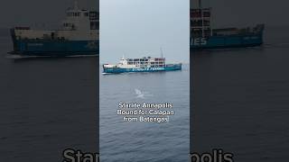 Batangas  Calapan  Starlite Annapolis shipping maritime shipspotting barko [upl. by Eelsel]