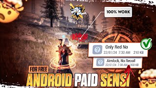 Revealing Android Paid Sensi For 2gb4gb6gb8gb RAM Device free  99 Auto Headshot  Free Fire [upl. by Hopper]