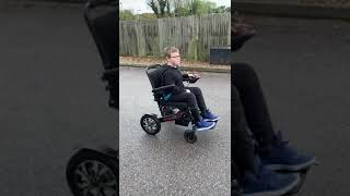 Electric Folding Wheelchairs for children  SMART CHAIR X customer demo [upl. by Garrik76]