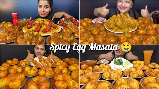 Asmr Eating Spicy 🔥 Egg Masala Biryani 😋 Basmati Rice 🍚 Food Compilation 😋 Indian Mukbang Show 😍 [upl. by Annavaig]