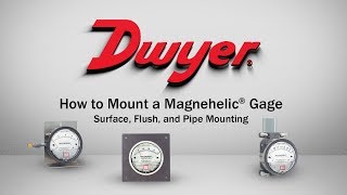 How to Surface Flush or Pipe Mount a Magnehelic® Gage [upl. by Threlkeld167]