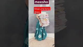 Meesho huge viral dress unboxing pr yeh kya aagya meesho trending subscribe unboxing shorts [upl. by Enahpad]