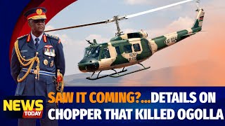 REVEALED History Of US Made Helicopter That Killed General Francis OgollaChief Of Defence Forces [upl. by Aremihc]