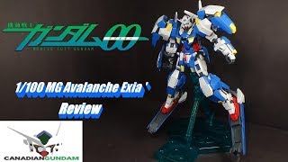 1100 MG Gundam Avalanche Exia Review [upl. by Aneertak597]