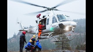 SAR Helicopter Hover Entry  Exit Training 2017 [upl. by Silvia]