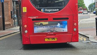 Stagecoach London 19819 LX11BKN route 472 [upl. by Ginnie620]