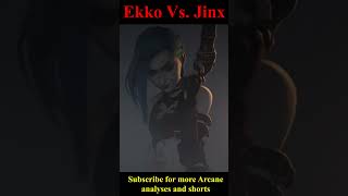 Ekkos Secret Strategy to Defeat Jinx shorts arcane [upl. by Alliber]