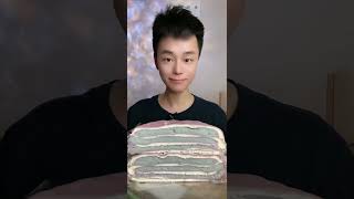 asmr crepe cake [upl. by Dnomse]