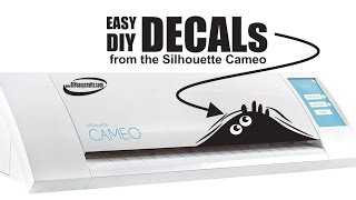 How to make Vinyl Decals with the Silhouette Cameo craft cutting machine [upl. by Weisbart]