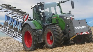 FENDT 728 Vario 💪 Pflügen mit 5 Schar Lemken Pflug [upl. by Latrice824]