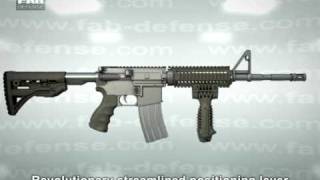 FAB DEFENSE TACTICAL RECOIL REDUCING STOCK GLSHOCK BEST ASSUALT RIFLE ACCESORY [upl. by Nylecoj]