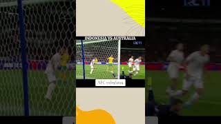 Indonesia vs Australia indonesiavsaustralia timnas feedshorts score skor siapamenang viral [upl. by Ylenats112]