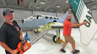 Were Cutting Up The Free Abandoned Airplane [upl. by Behnken]