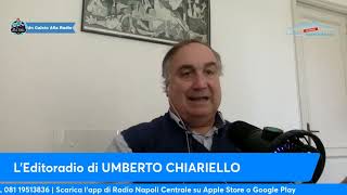 LEDITORIALE DI UMBERTO CHIARIELLO 213 quotConte e Gasperini le uniche scelte per cui tifoquot [upl. by Miza]