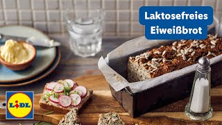 Laktosefreies Eiweißbrot  Einfach  15 Min  Lidl Kochen [upl. by Slaohcin309]