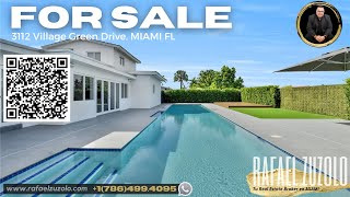 Casas de Lujo a la venta en Miami  3112 Village Green Drive MIAMI FL [upl. by Acsicnarf]