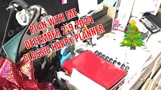 PLAN WITH ME DECEMBER 29 2024 CLASSIC HAPPY PLANNER [upl. by Haduhey639]