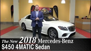 Review All New 2018 MercedesBenz S450 Sedan  Minneapolis Minnetonka Wayzata MN  Walk Around [upl. by Dnomyad]