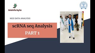 Introduction and workflow of Singlecell RNAseq  PART1  Bioinformatics Course [upl. by Nwonknu]