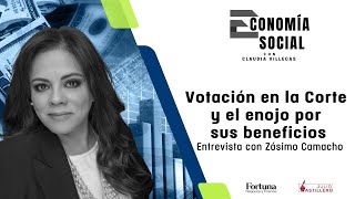 EconomíaSocial  Votación en la Corte y el enojo por sus beneficios Zósimo Camacho [upl. by Hanikahs]