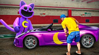 Jeffy Steals SMILING CRITTER Supercars in GTA 5 [upl. by Alil208]