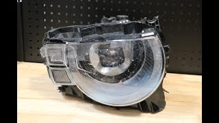 20202023 Land Rover Defender OEM Full LED Headlight Disassembly [upl. by Rog]