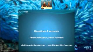 FakaravaRangiroa French Polynesia Webinar [upl. by Aketahs872]