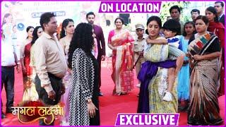 Mangal Lakshmi On Location Mangal Ne Bacchyai Dhruv Ki Jaan Parents Ne Kaha Mangal Ko Hero [upl. by Merle759]