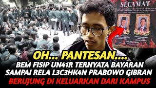 MEMALUKAN  BEM FISIP UN41R TERNYATA BAYARAN RELA L3C3HK4N PRABOWO GIBRAN DEMI 35K [upl. by Rasmussen259]